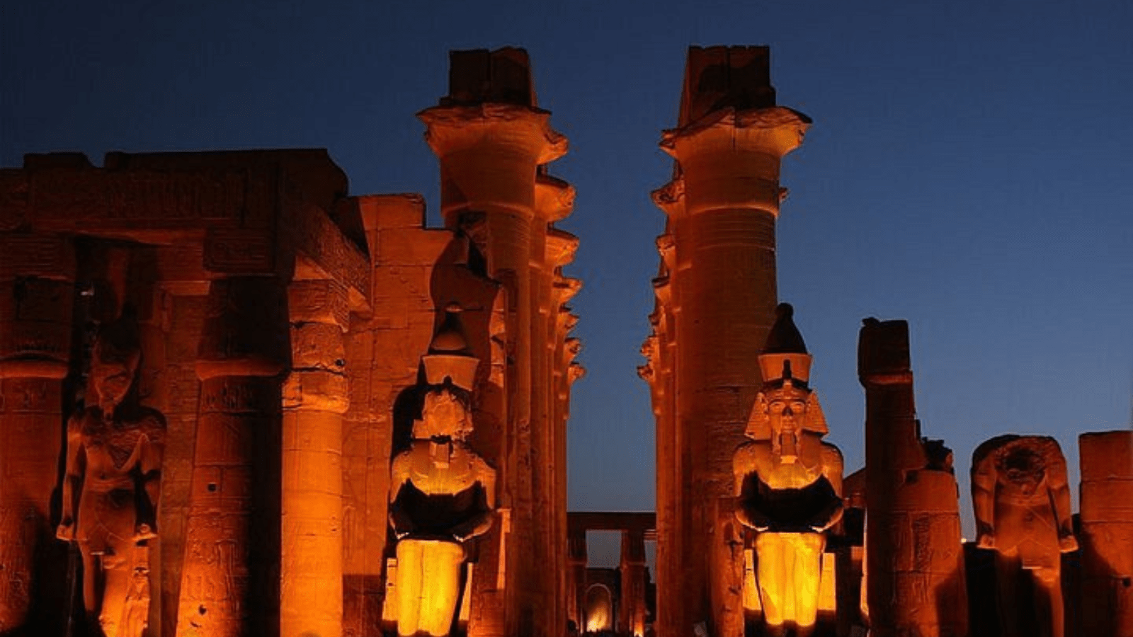 Sound and light Show at Karnak temple in Luxor