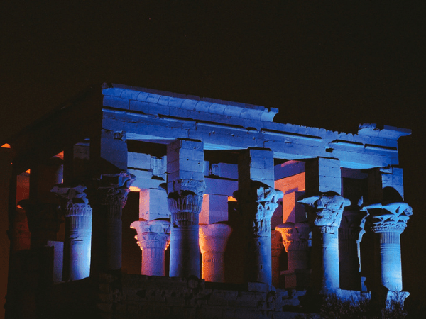 Philae temple sound and light show