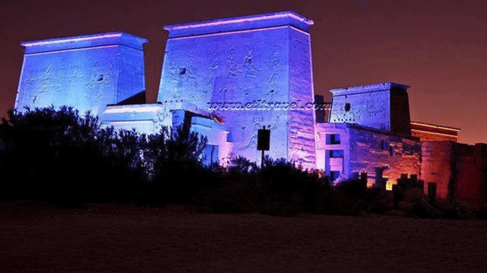 Philae temple sound and light show