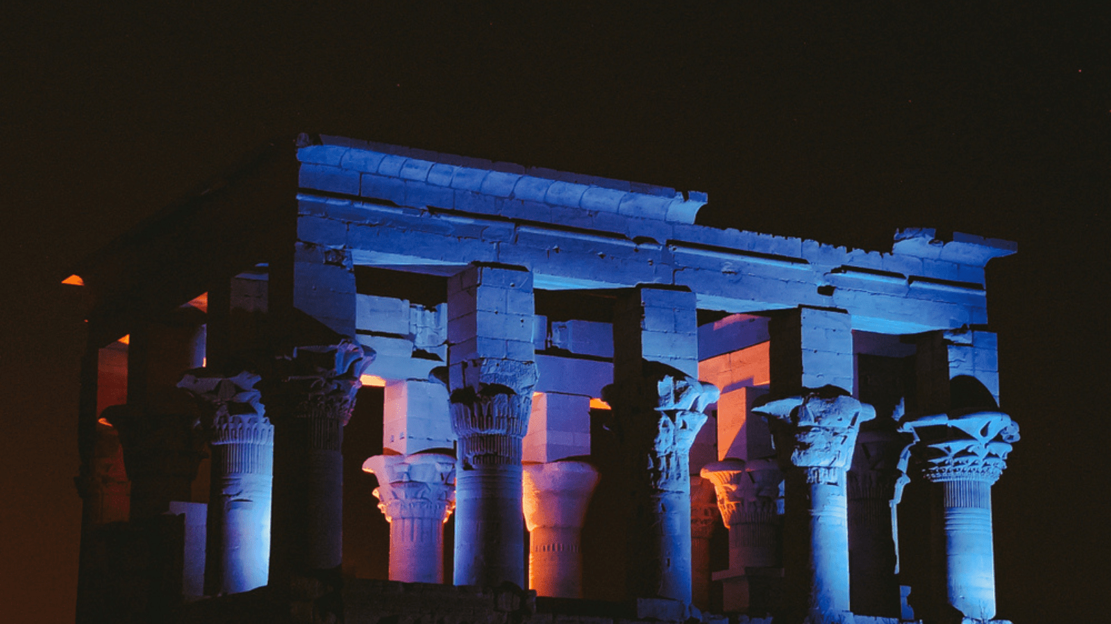 Philae temple sound and light show