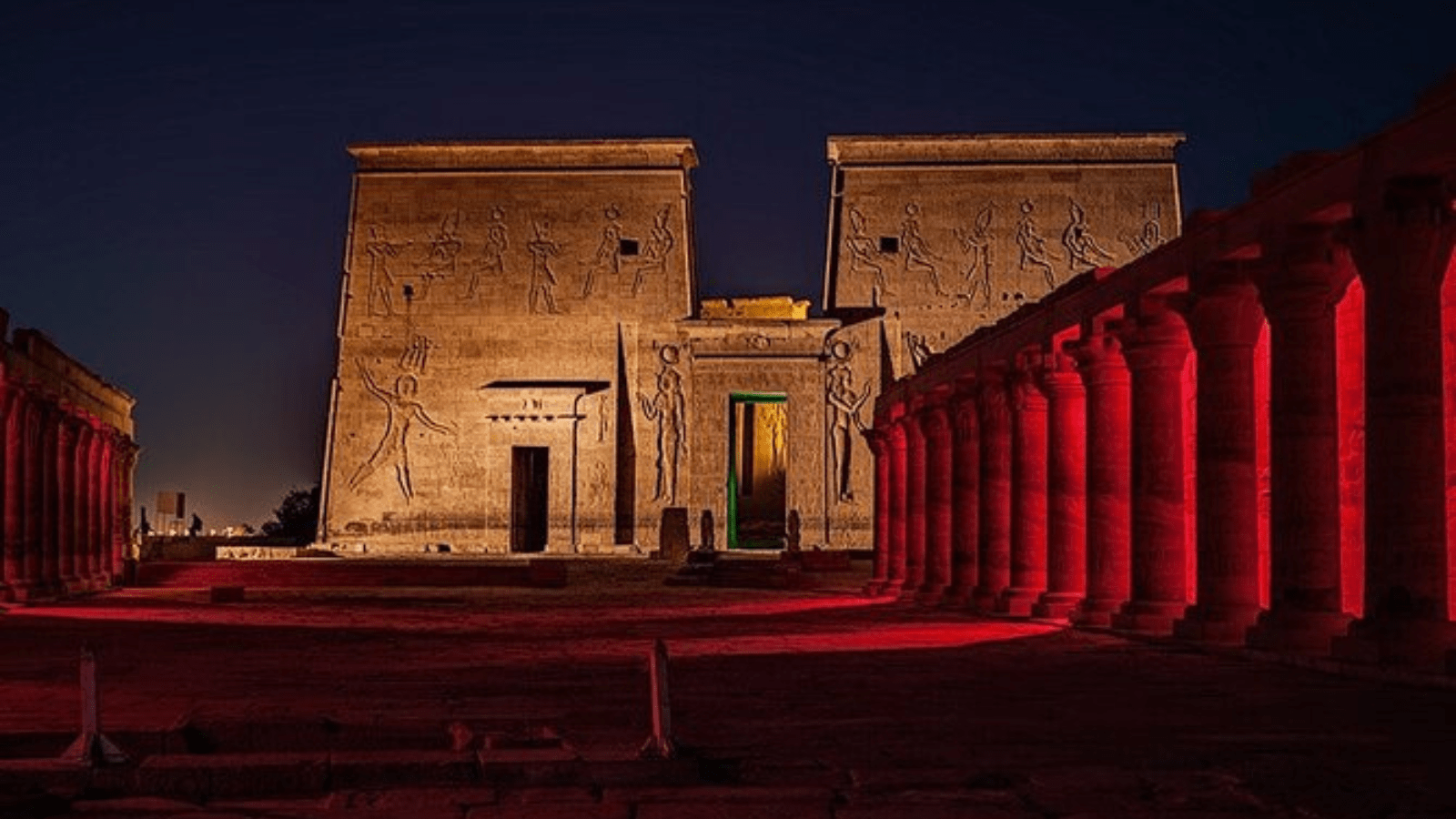 Philae temple sound and light show