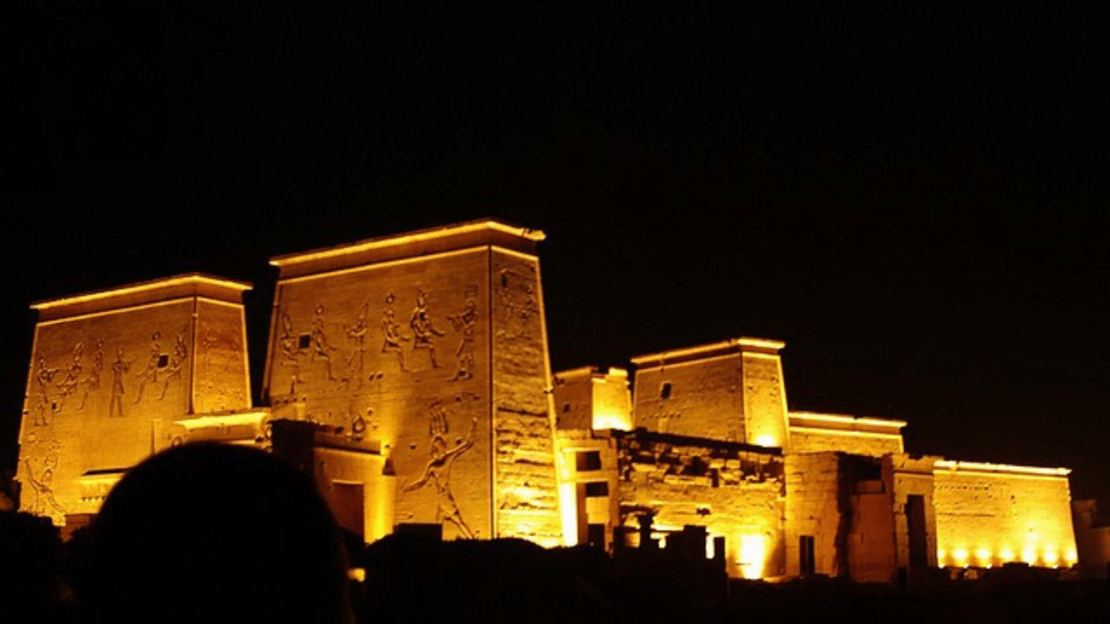 Philae temple sound and light show