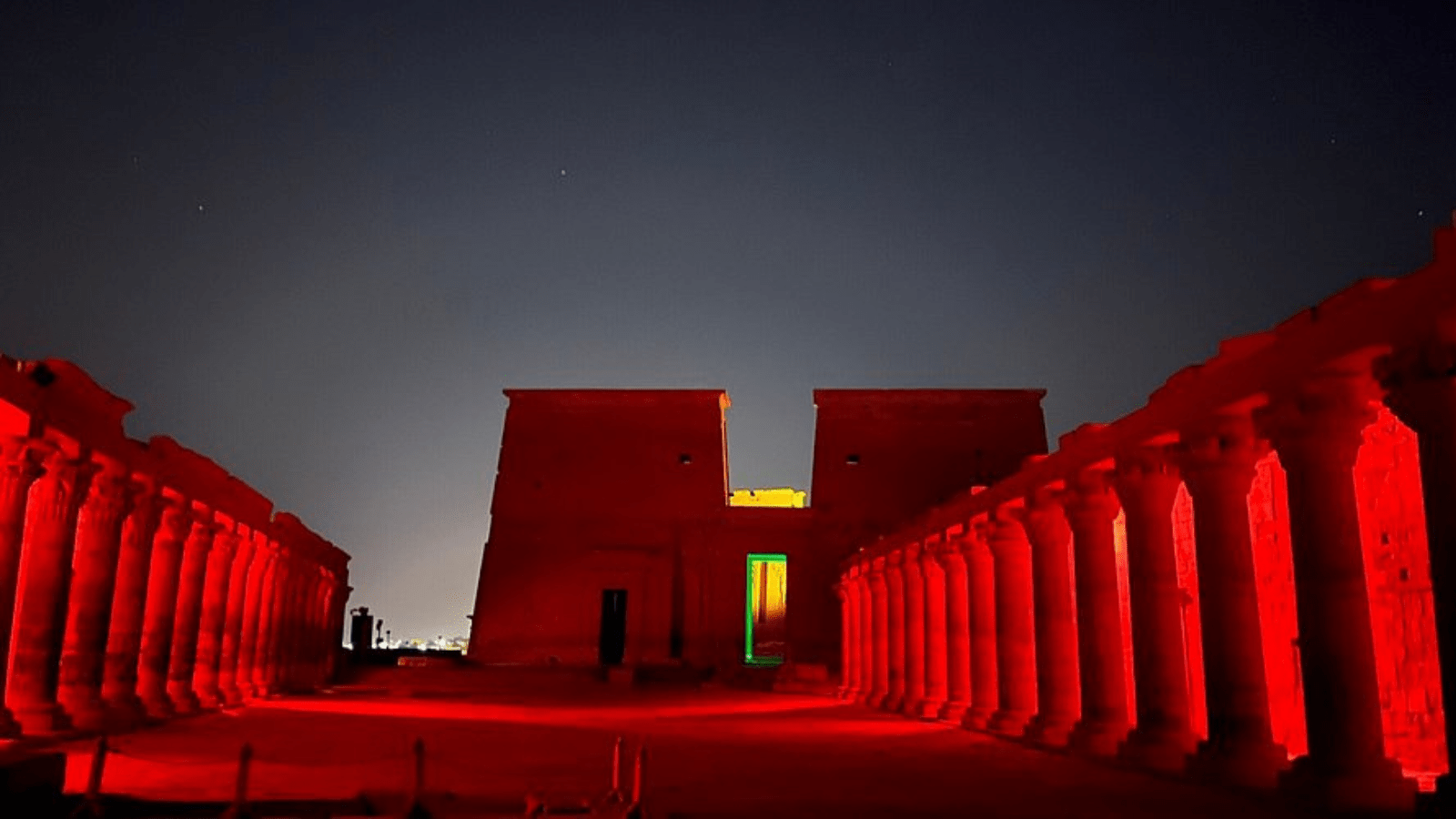 Philae temple sound and light show