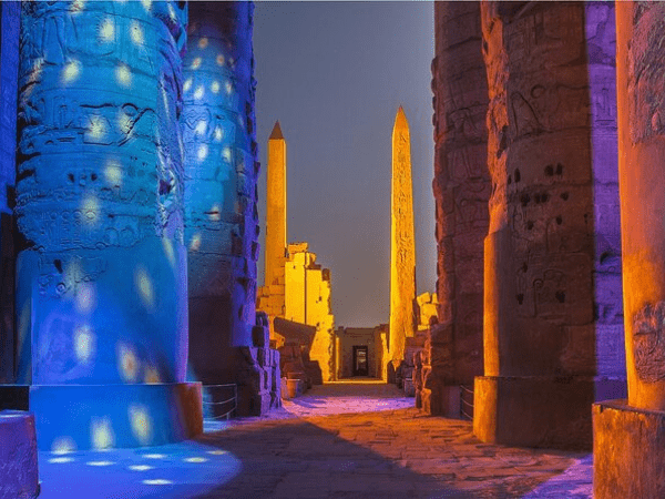 Sound and light Show at Karnak temple
