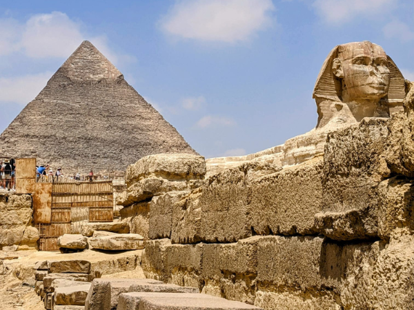 Giza Pyramids and Sphinx