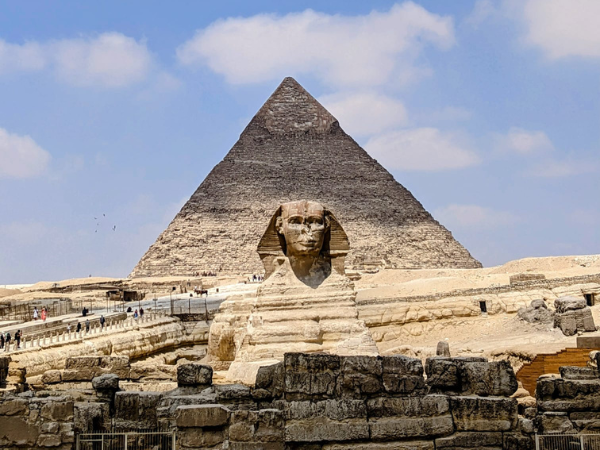 Giza Pyramids and Sphinx