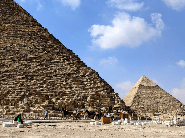 Giza Pyramids and Sphinx