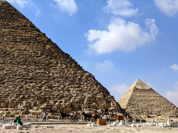 Giza Pyramids and Sphinx