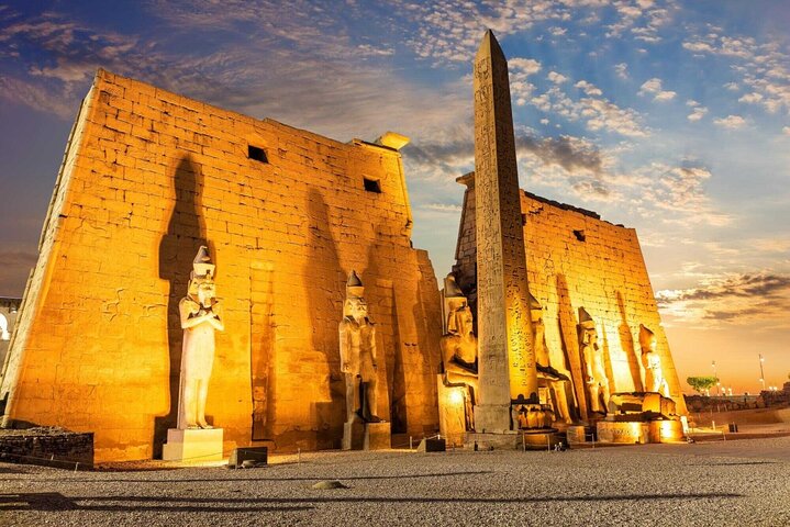Sound and light Show at Karnak temple in Luxor