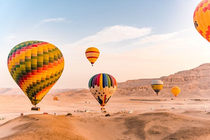 Hot-air ballooning over Luxor