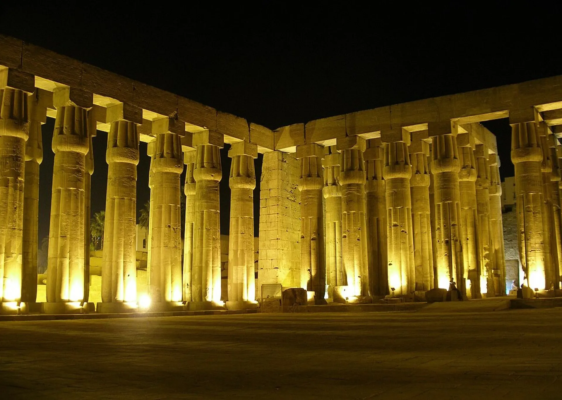 Sound and light Show at Karnak temple in Luxor